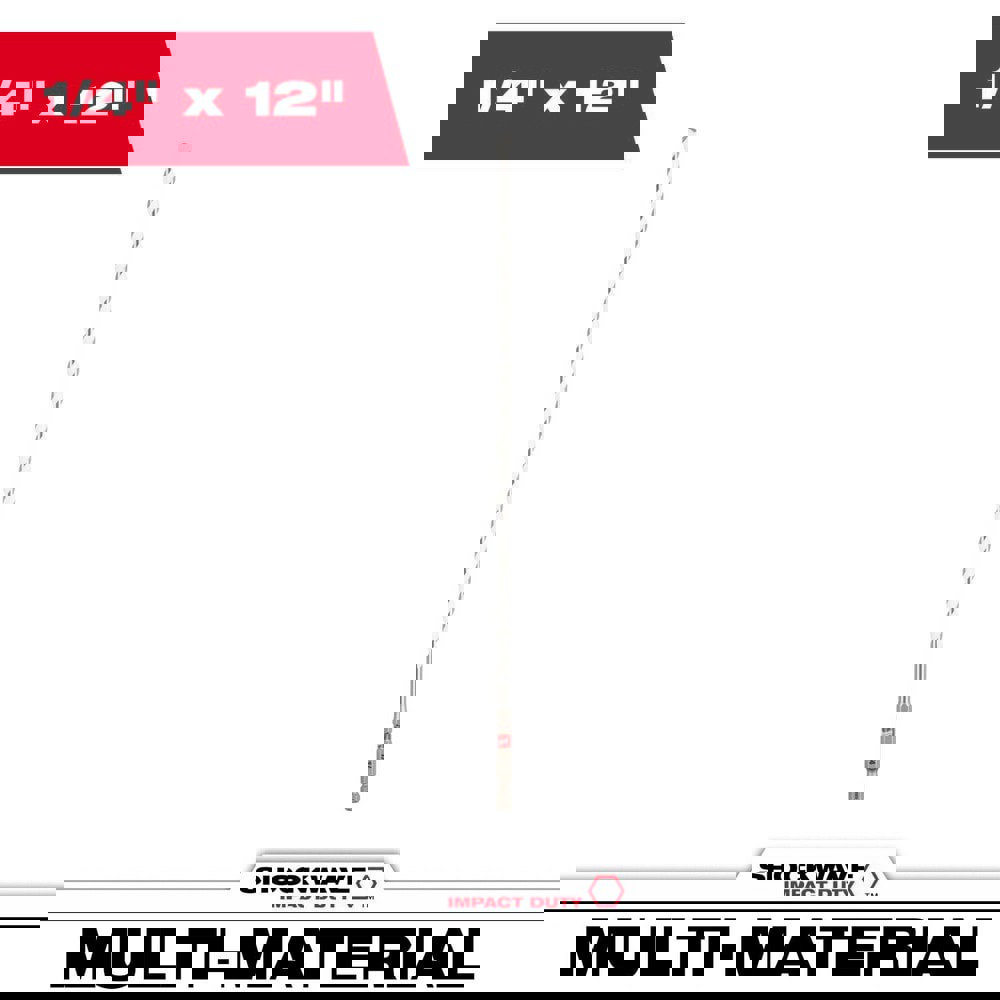 Rotary Drill/Hammer Drill Bits; Drill Bit Size (Inch): 1/4 ; Drill Bit Size (Decimal Inch): 0.2500 ; Shank Type: Hex ; Drill Bit Material: Carbide ; Shank Diameter (Inch): 1/4 ; Flute Length (Inch): 10